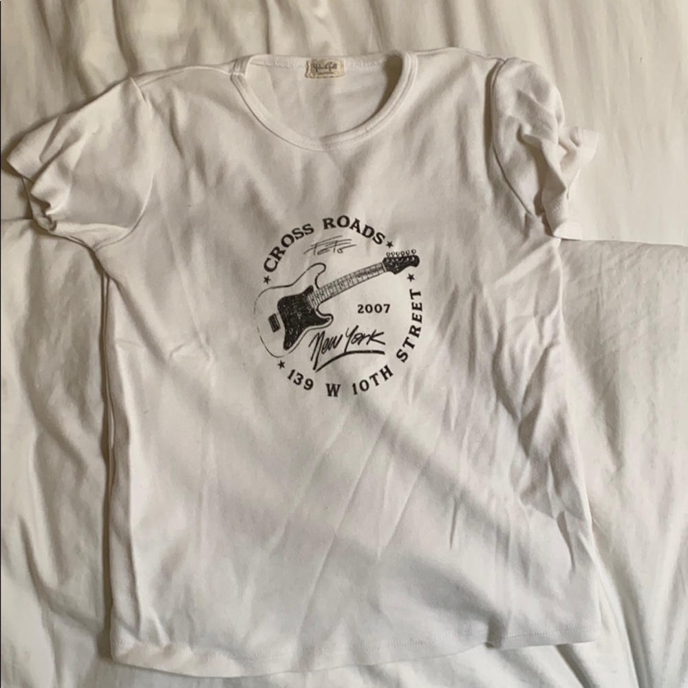 BRANDY MELVILLE JOHN GALT GRAPHIC BABY TEE